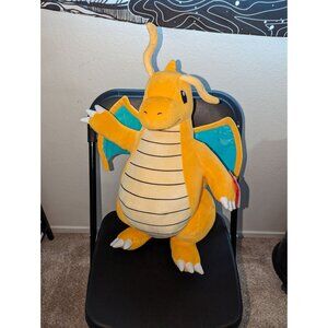 NWT Pokemon 24in Dragonite Life Size Plush Jazwares Dratini Dragonair Evolution
